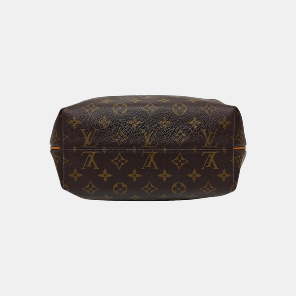 TURENNE Monogram Coated Canvas Brown