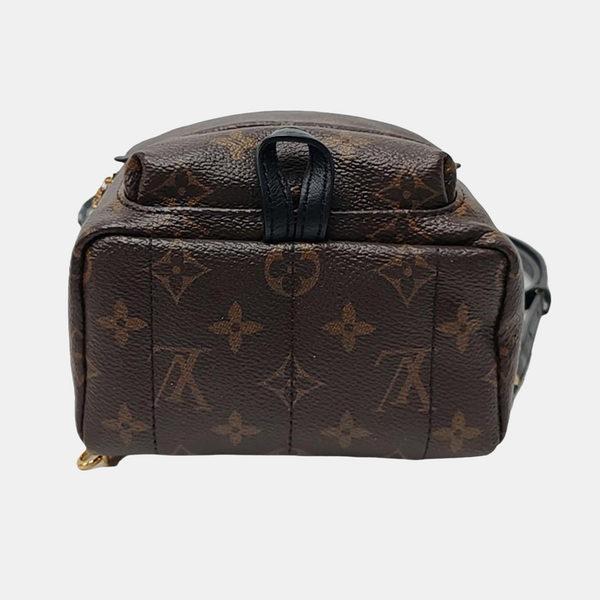PALM SPRINGS Mini Monogram Coated Canvas Brown