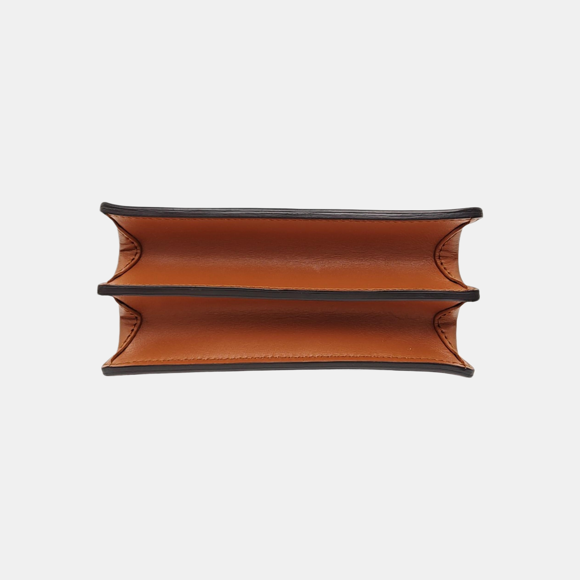 DAUPHINE Mini Monogram Coated Canvas Brown