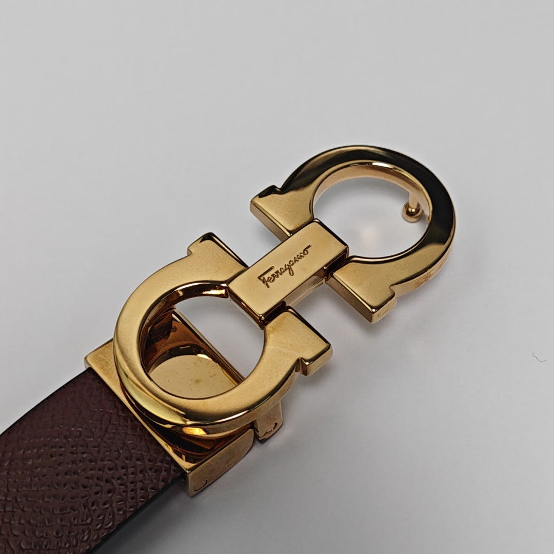 Leather Belt Red