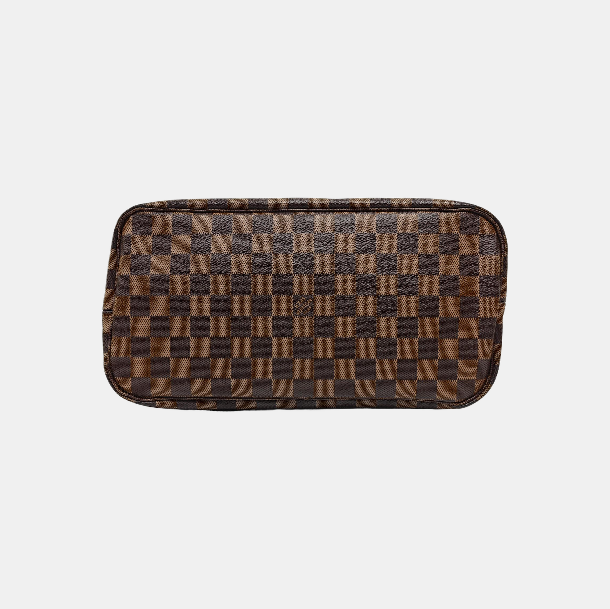 NEVERFULL MM Damier Ebene Coated Canvas Brown