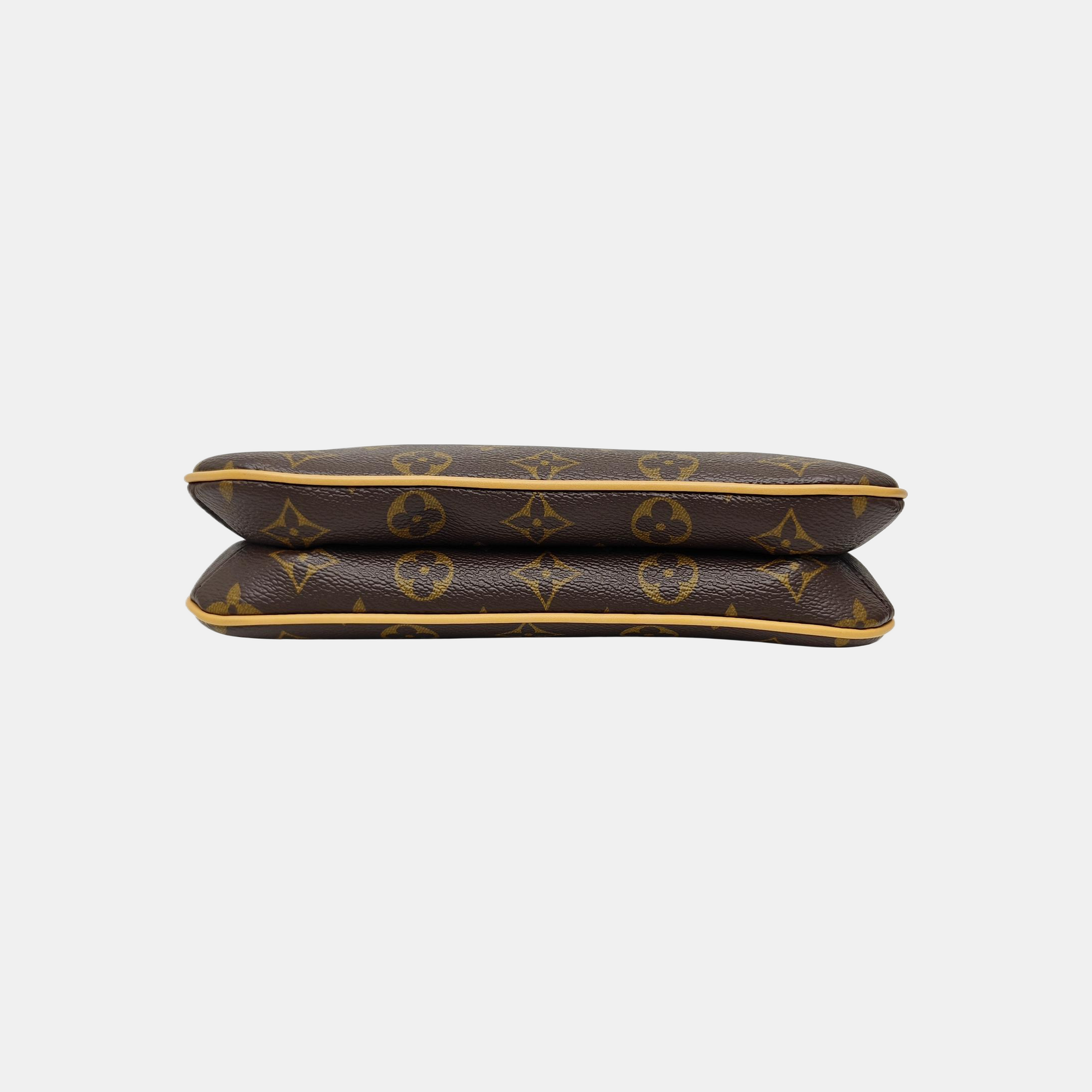LIV POCHETTE Monogram Coated Canvas Brown