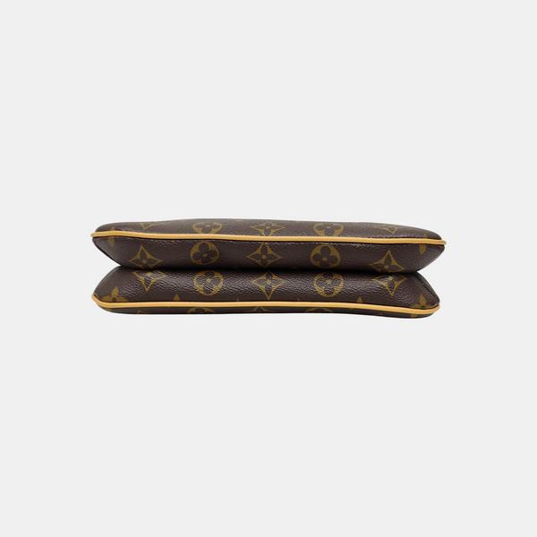 LIV POCHETTE Monogram Coated Canvas Brown