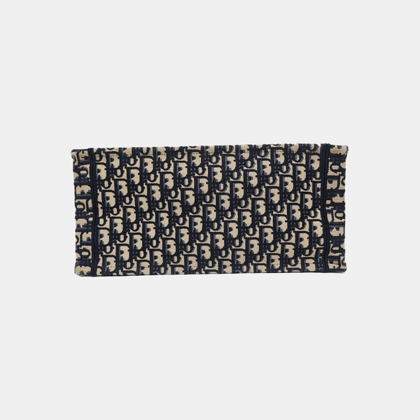 Book Tote Medium Oblique Canvas Blue