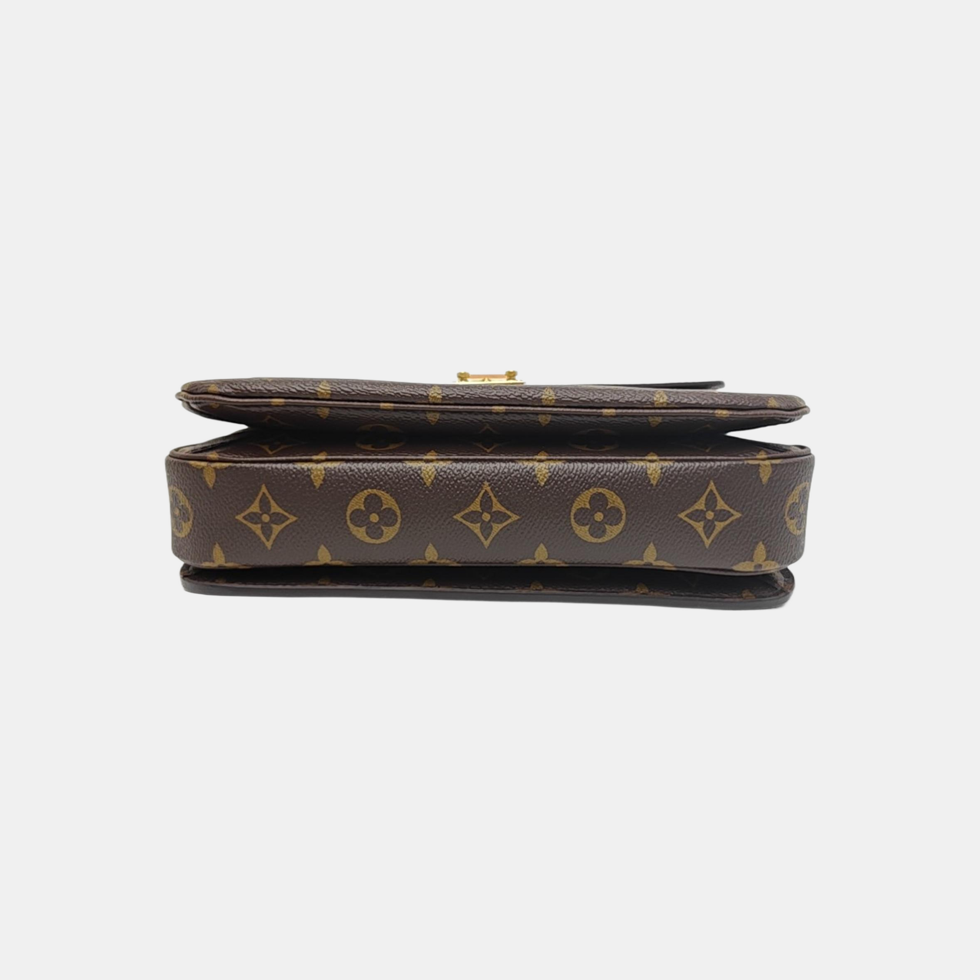 MÉTIS MM Monogram Coated Canvas Brown