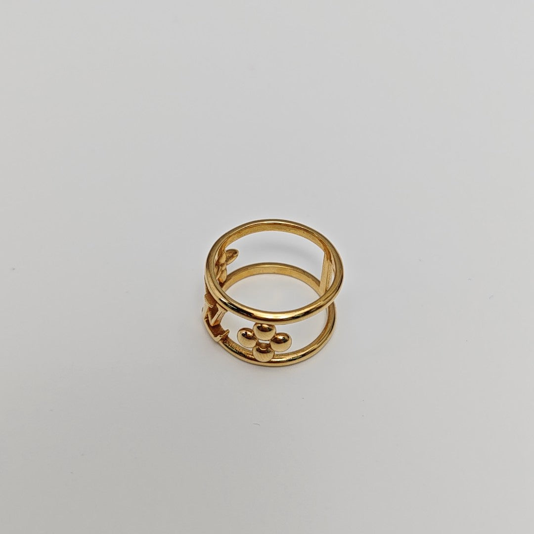 Metal Gold Ring EU 53