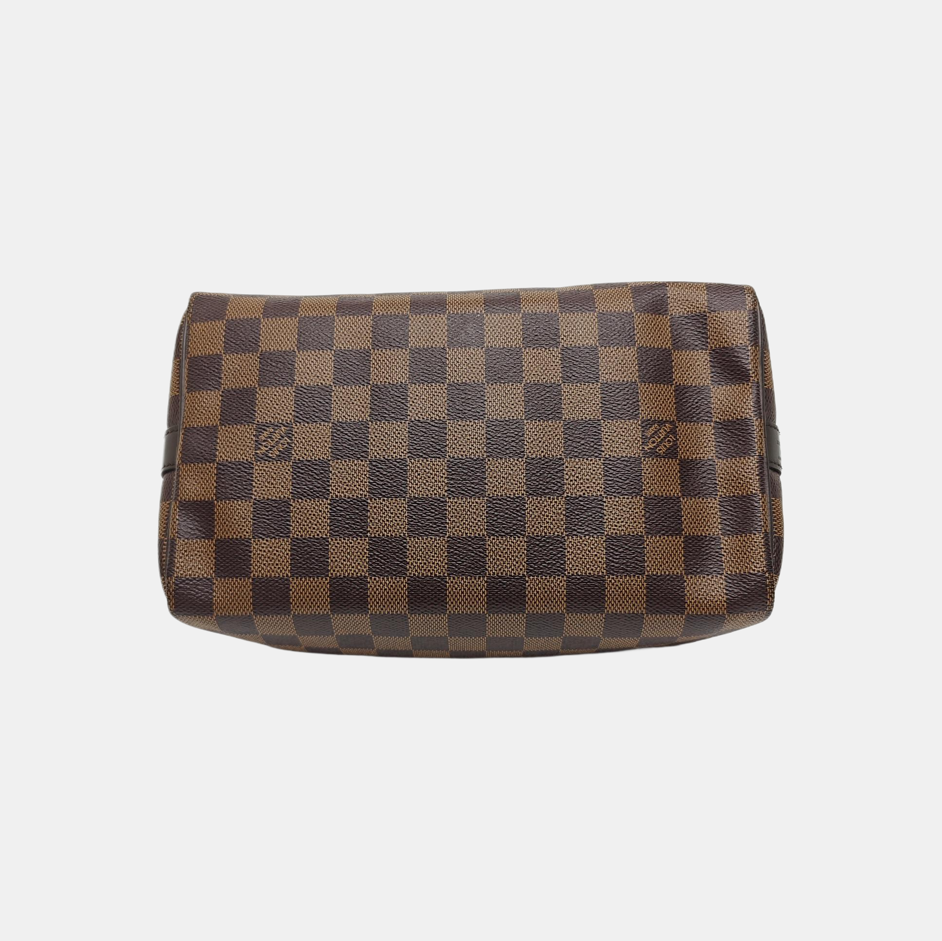 SPEEDY 25 Damier Ebene Coated Canvas Brown