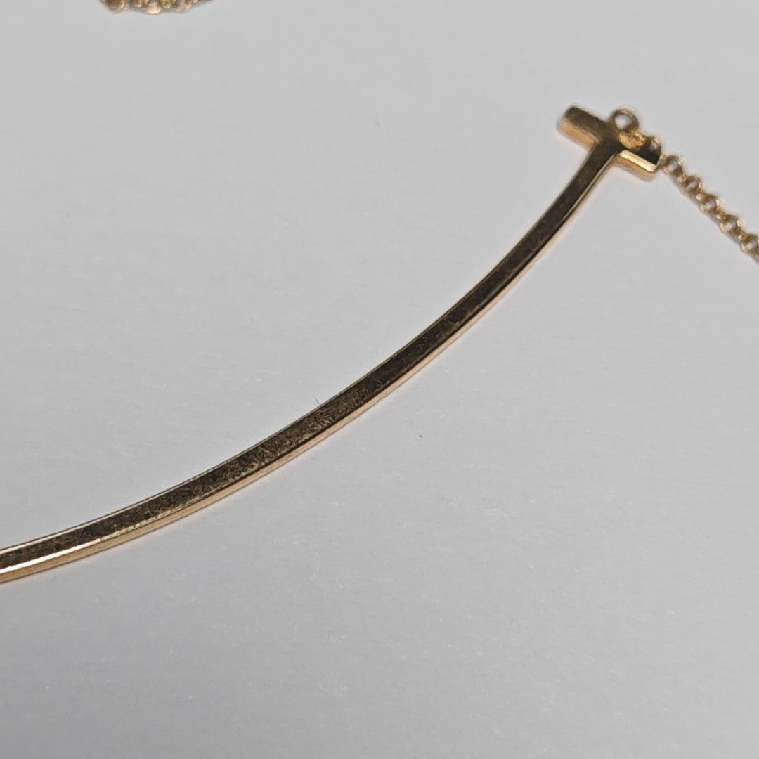 Tiffany T 18k Rose Gold Necklace