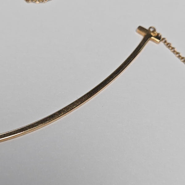 Tiffany T 18k Rose Gold Necklace