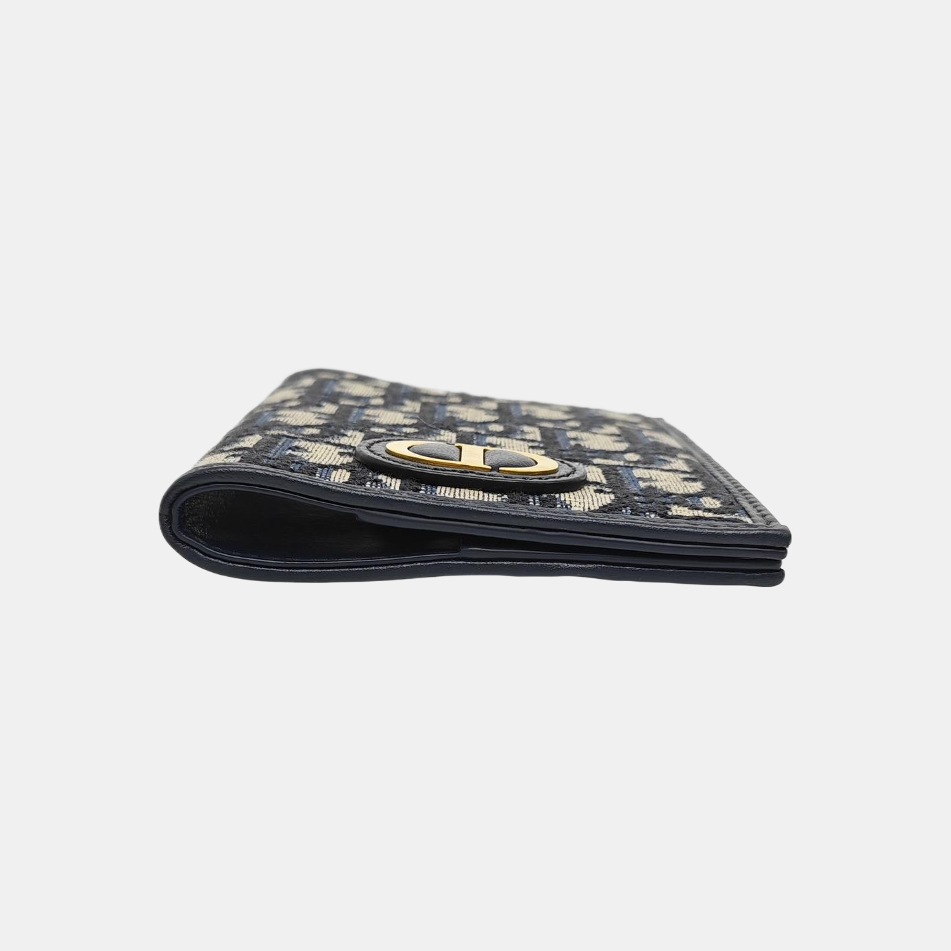 30 Montaigne Canvas Blue Wallet