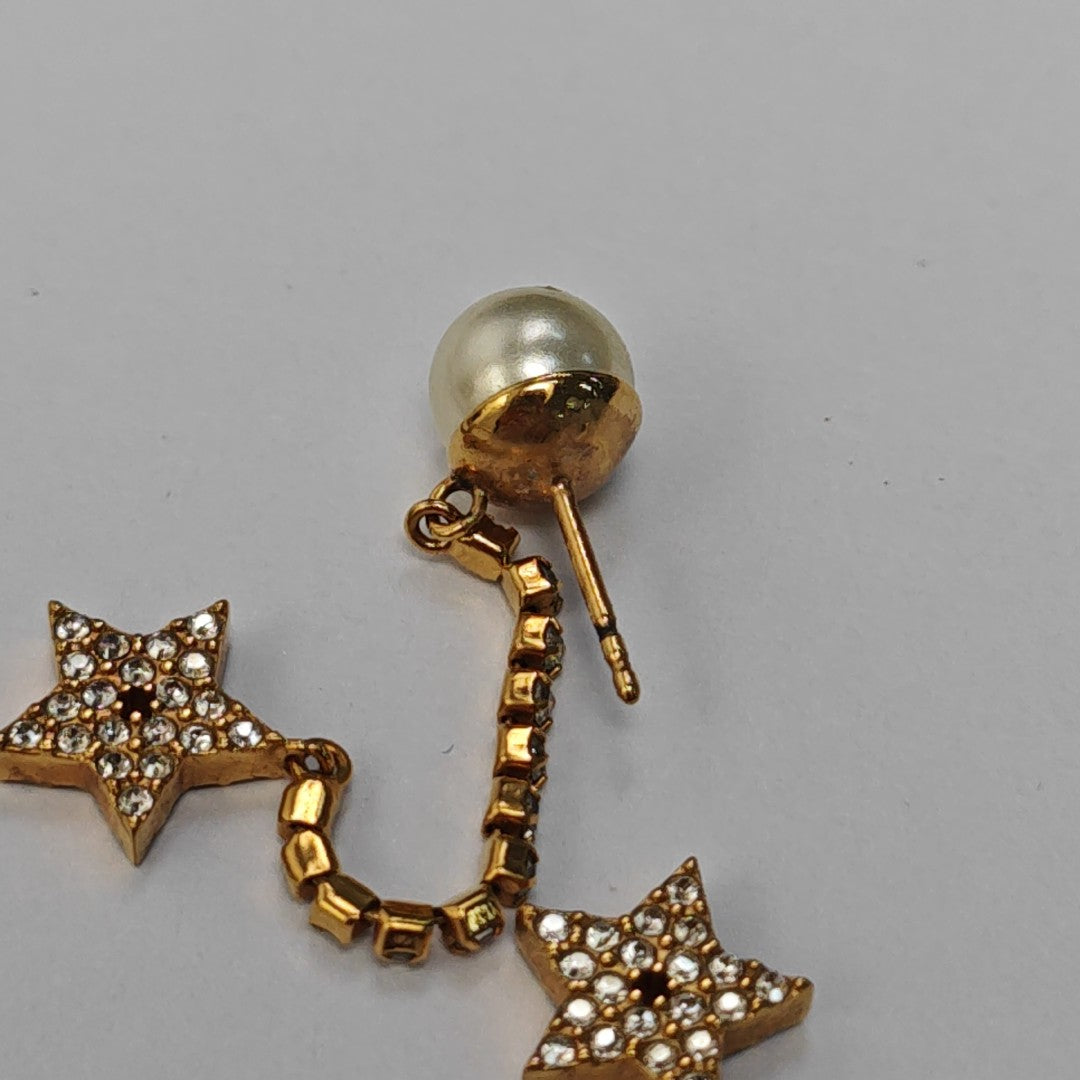 Dior Tribales Metal White Earrings