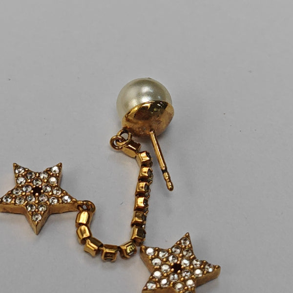 Dior Tribales Metal White Earrings
