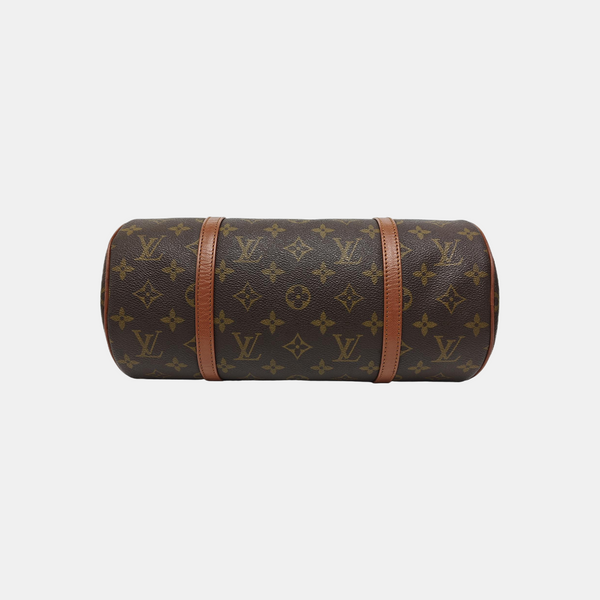 PAPILLON MM Monogram Coated Canvas Brown