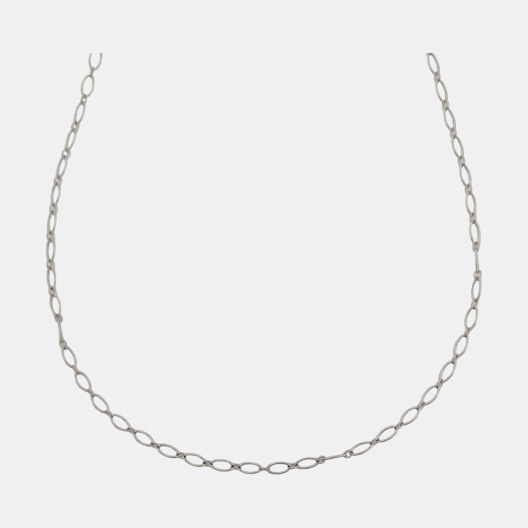 18k White Gold Silver Jewelry Set