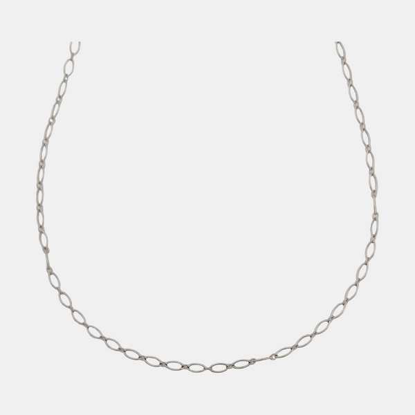 18k White Gold Silver Jewelry Set