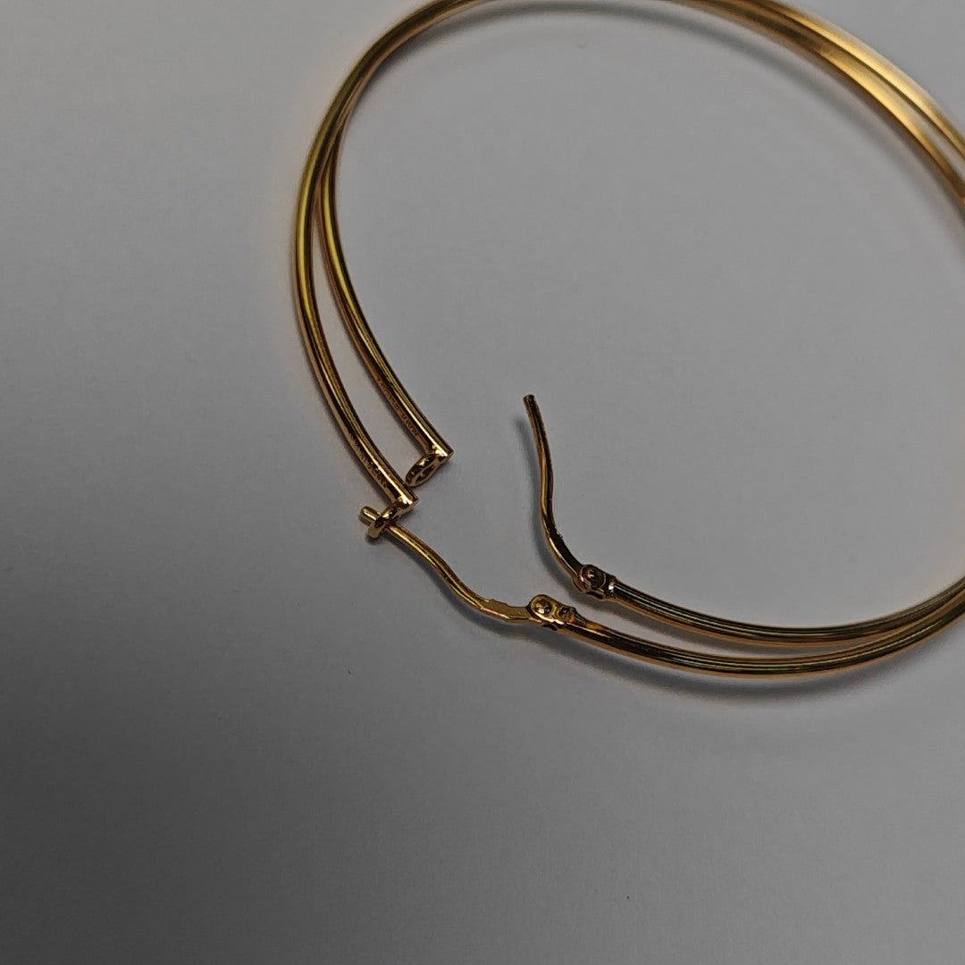 Metal Gold Earrings