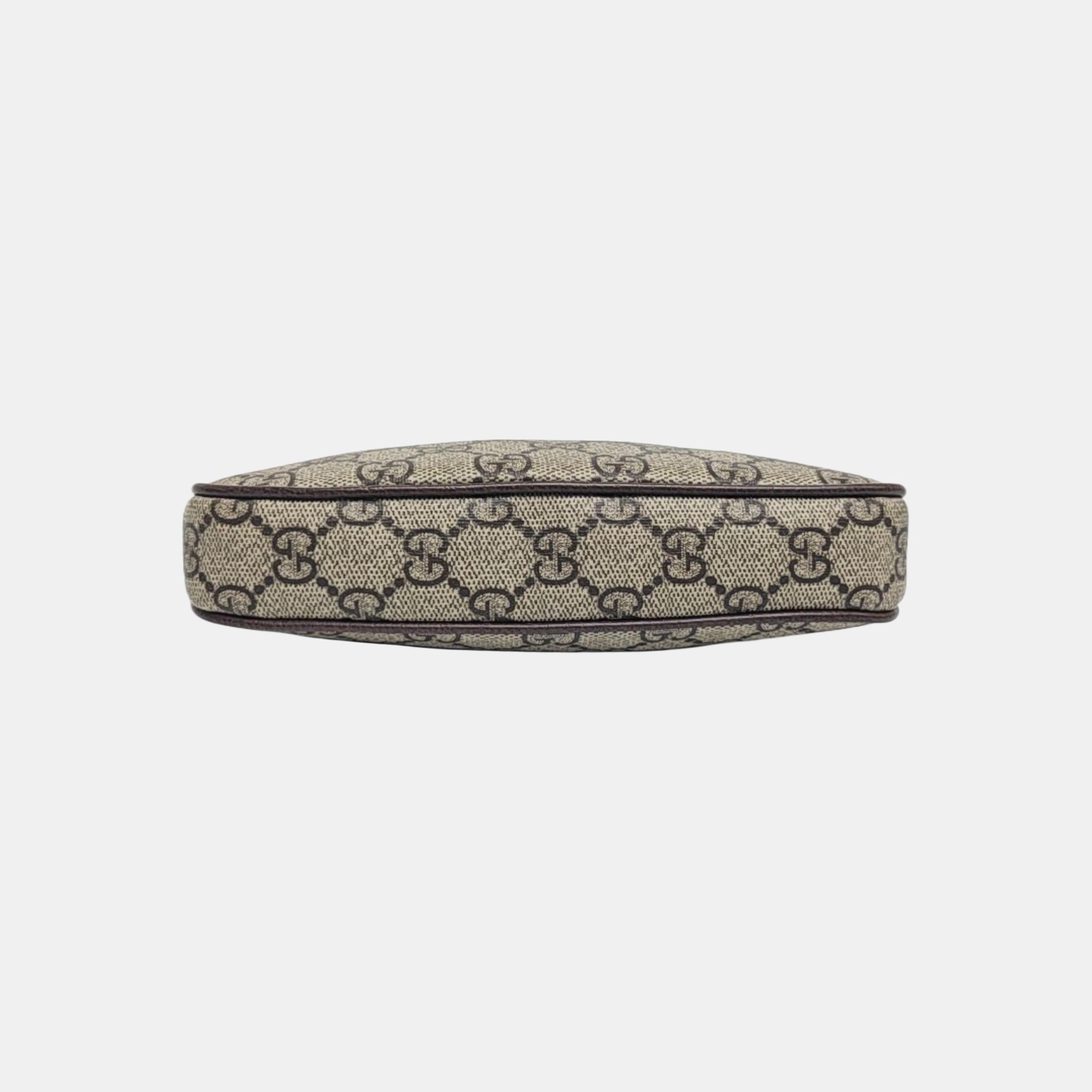 Ophidia Mini Monogram Coated Canvas Beige