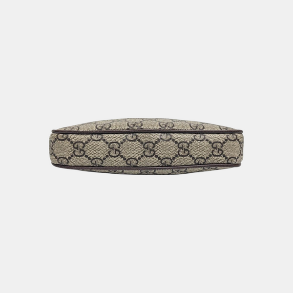 Ophidia Mini Monogram Coated Canvas Beige