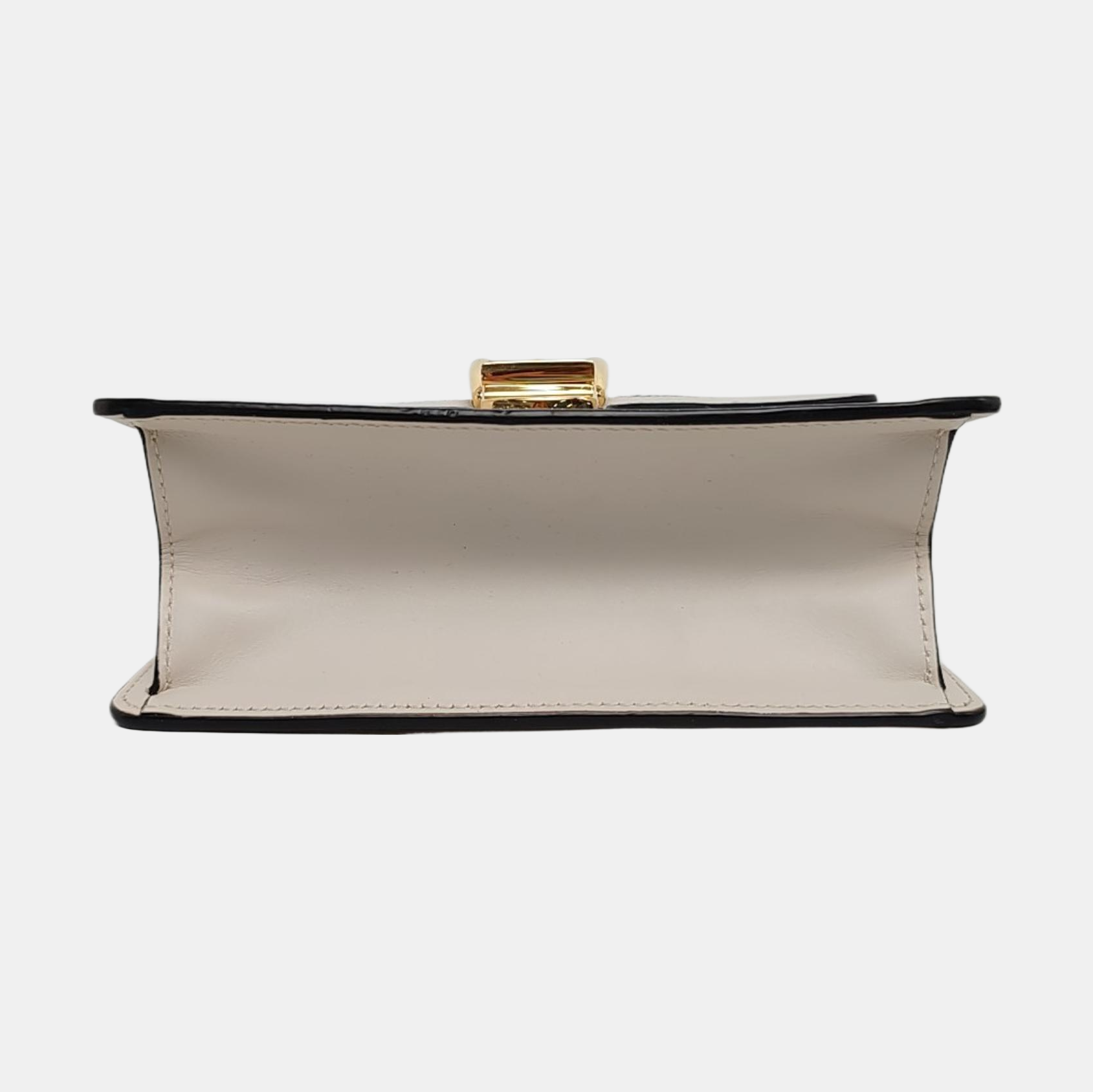 Authenticated pre-owned  Sylvie Mini Calfskin White - Shoulder Bag at Looply