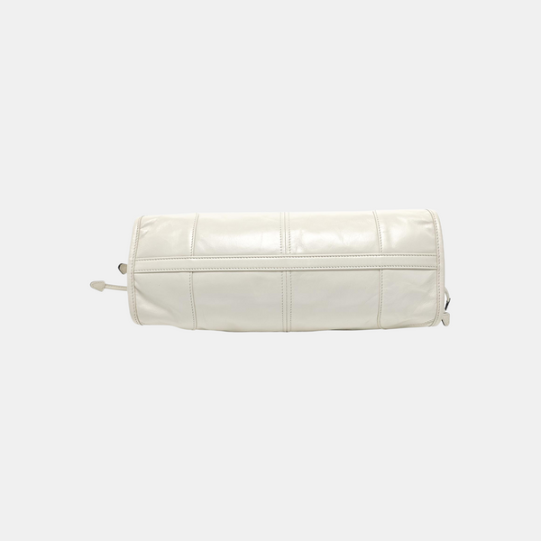 Bonnie Medium Quilted Calfskin White