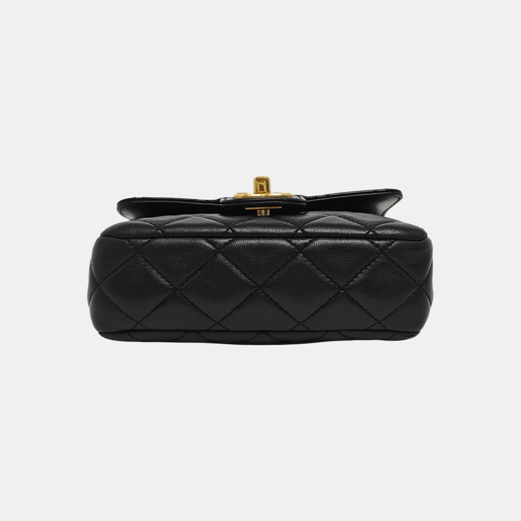 Quilted Lambskin Mini Black