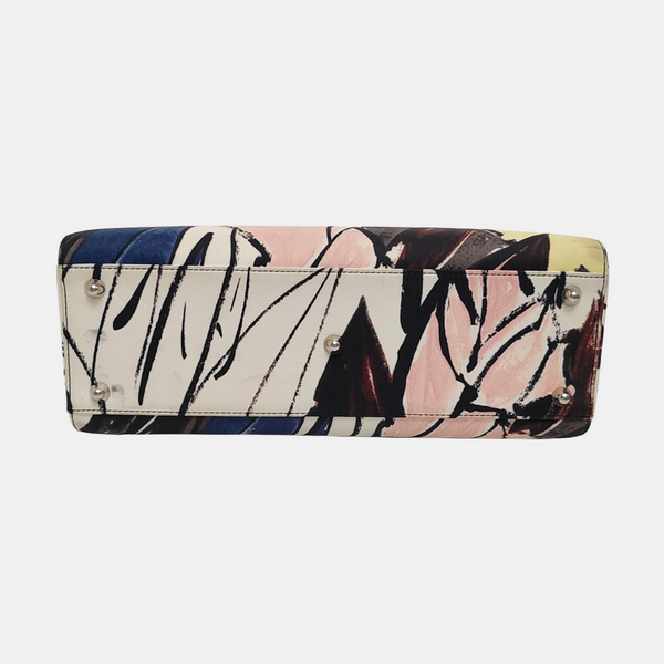 Lady Dior Large Canvas Multicolor