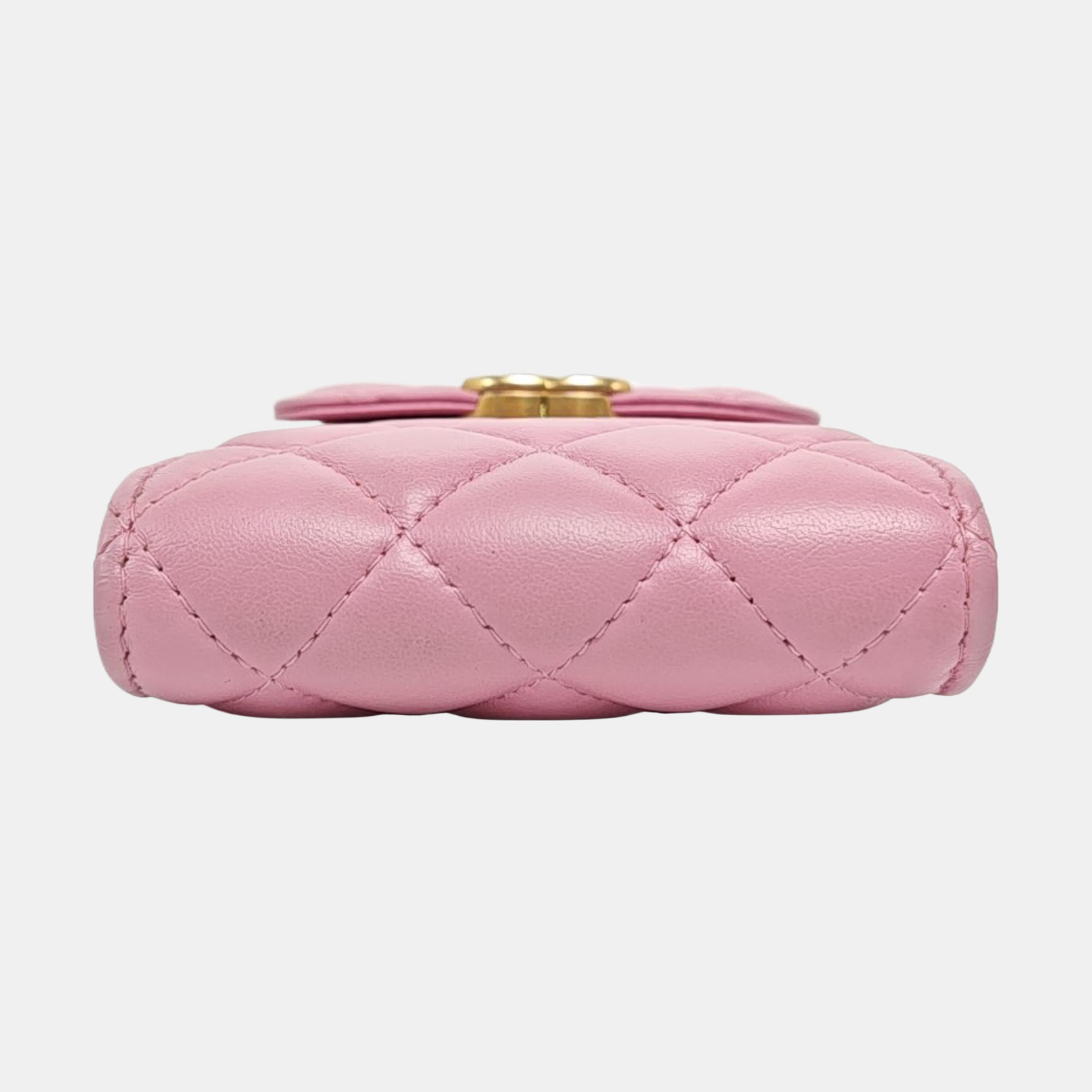 Authenticated pre-owned  TRENDY CC Quilted Lambskin Pink - Shoulder Bag at Looply