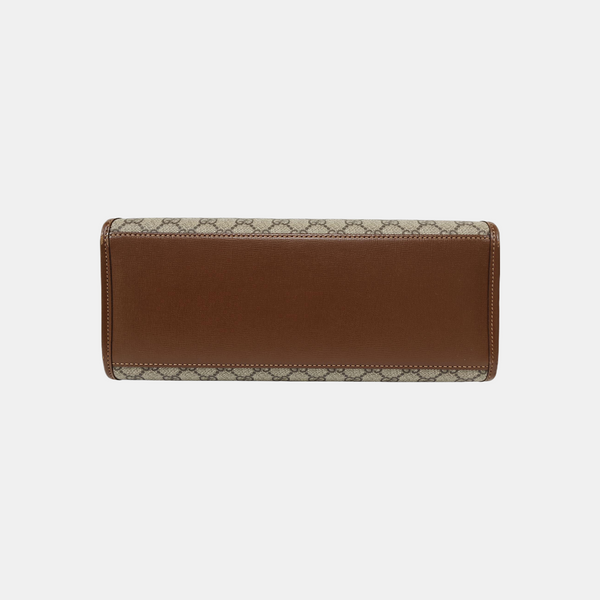Retro Small Monogram Coated Canvas Brown