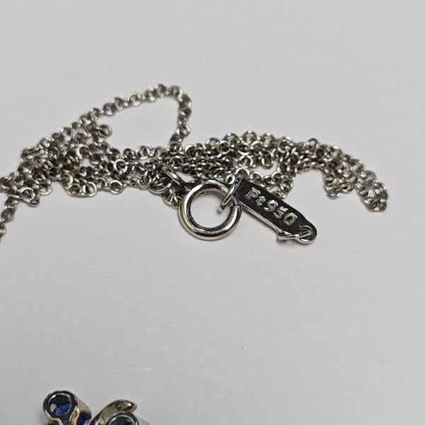 Tiffany & Co. Schlumberger Platinum 950 Silver Necklace