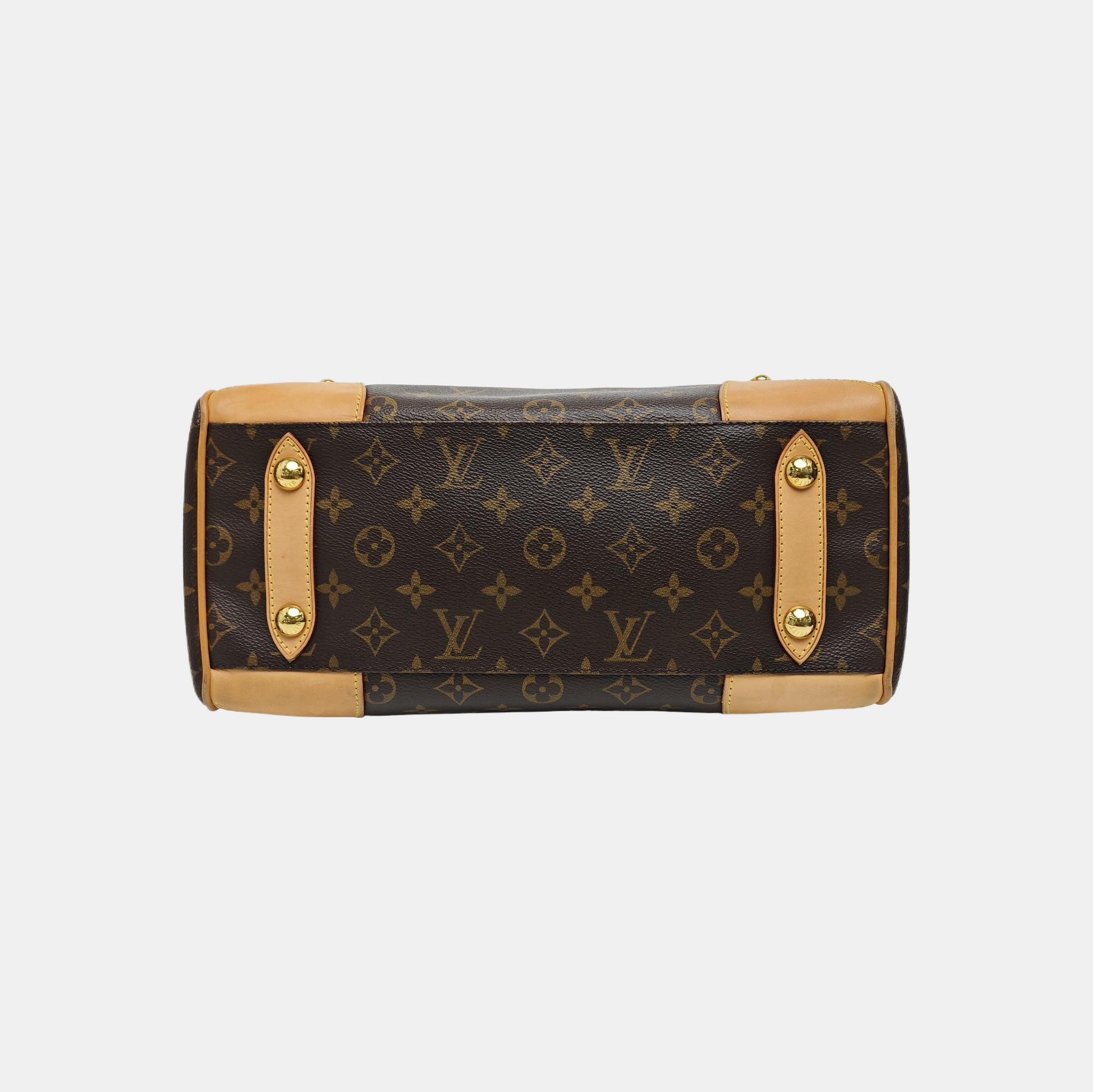 RETIRO NM Monogram Coated Canvas Brown