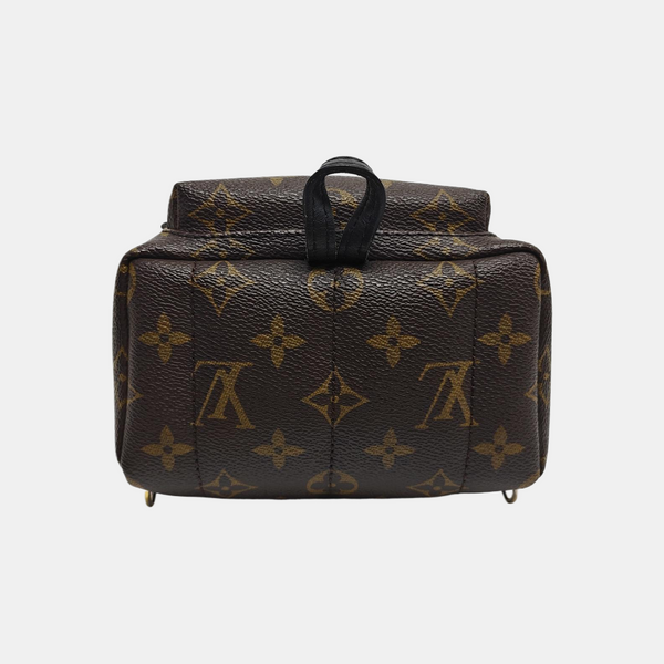 PALM SPRINGS Mini Monogram Coated Canvas Brown