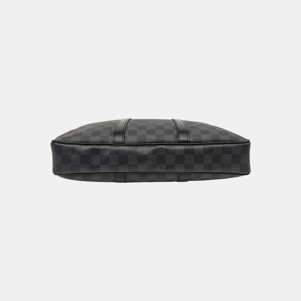 PORTE-DOCUMENTS PM Damier Graphite Coated Canvas Black