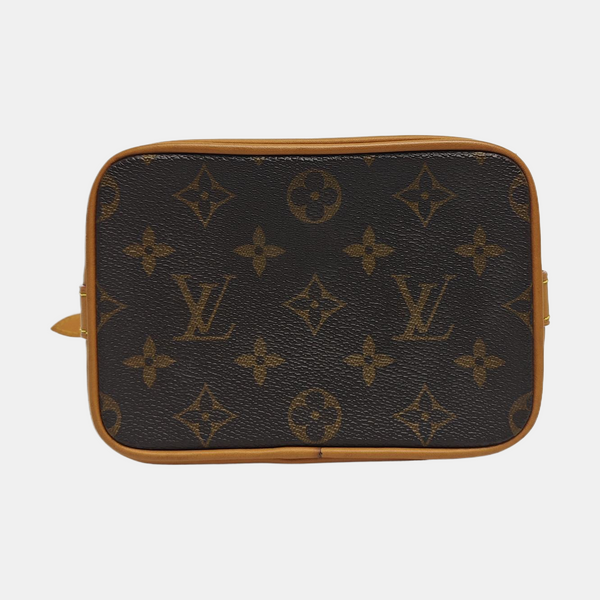 MILK BOX Monogram Coated Canvas Brown