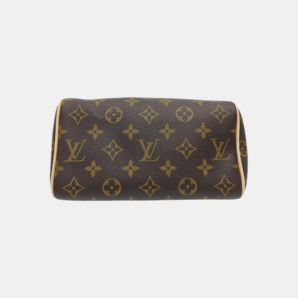 SPEEDY 20 Monogram Coated Canvas Brown