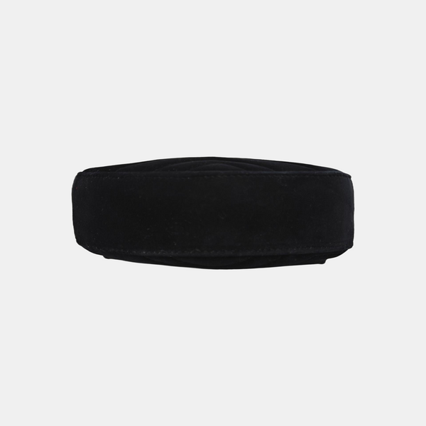 GG Marmont Super Mini Quilted Velvet Black