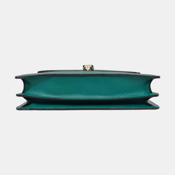 SERPENTI FOREVER Medium Calfskin Green