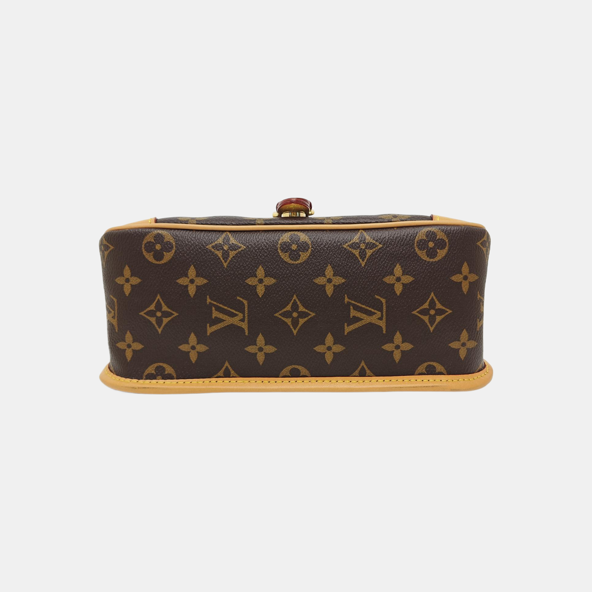 DIANE Monogram Coated Canvas Brown