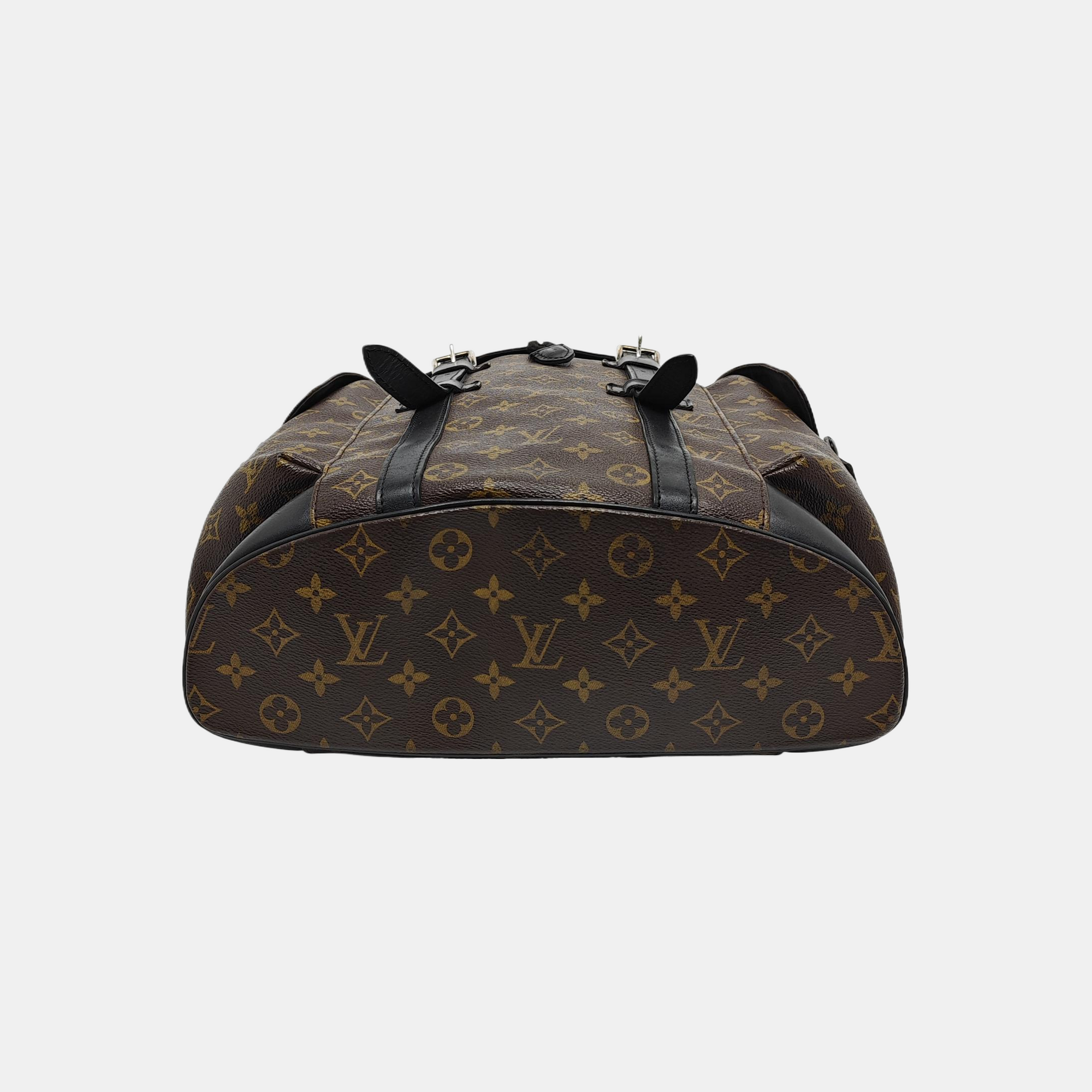CHRISTOPHER PM Monogram Coated Canvas Brown