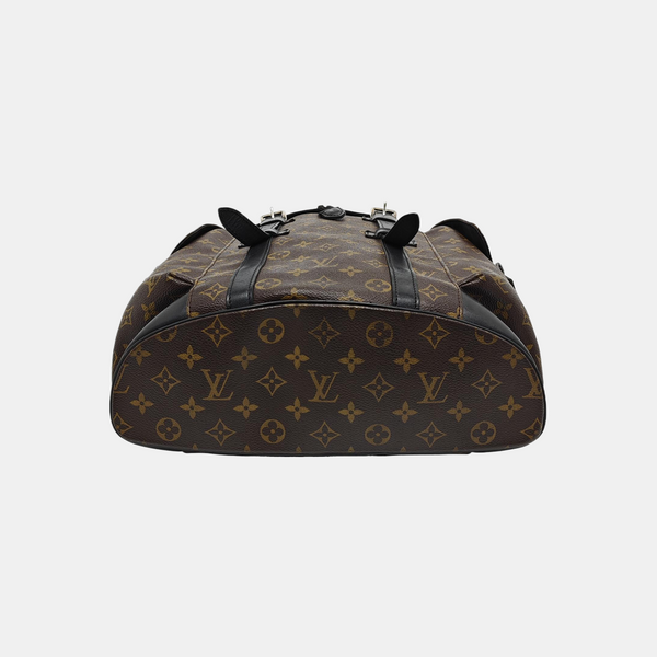 CHRISTOPHER PM Monogram Coated Canvas Brown