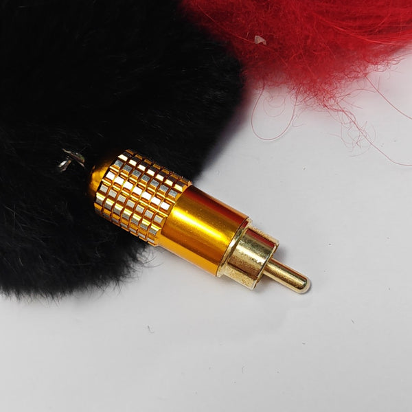 Fabric Bag Charm Red