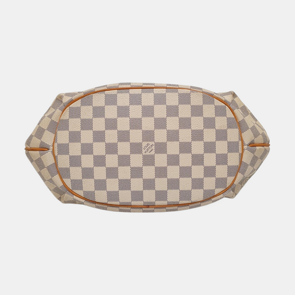 RIVIERA PM Damier Azur Coated Canvas White
