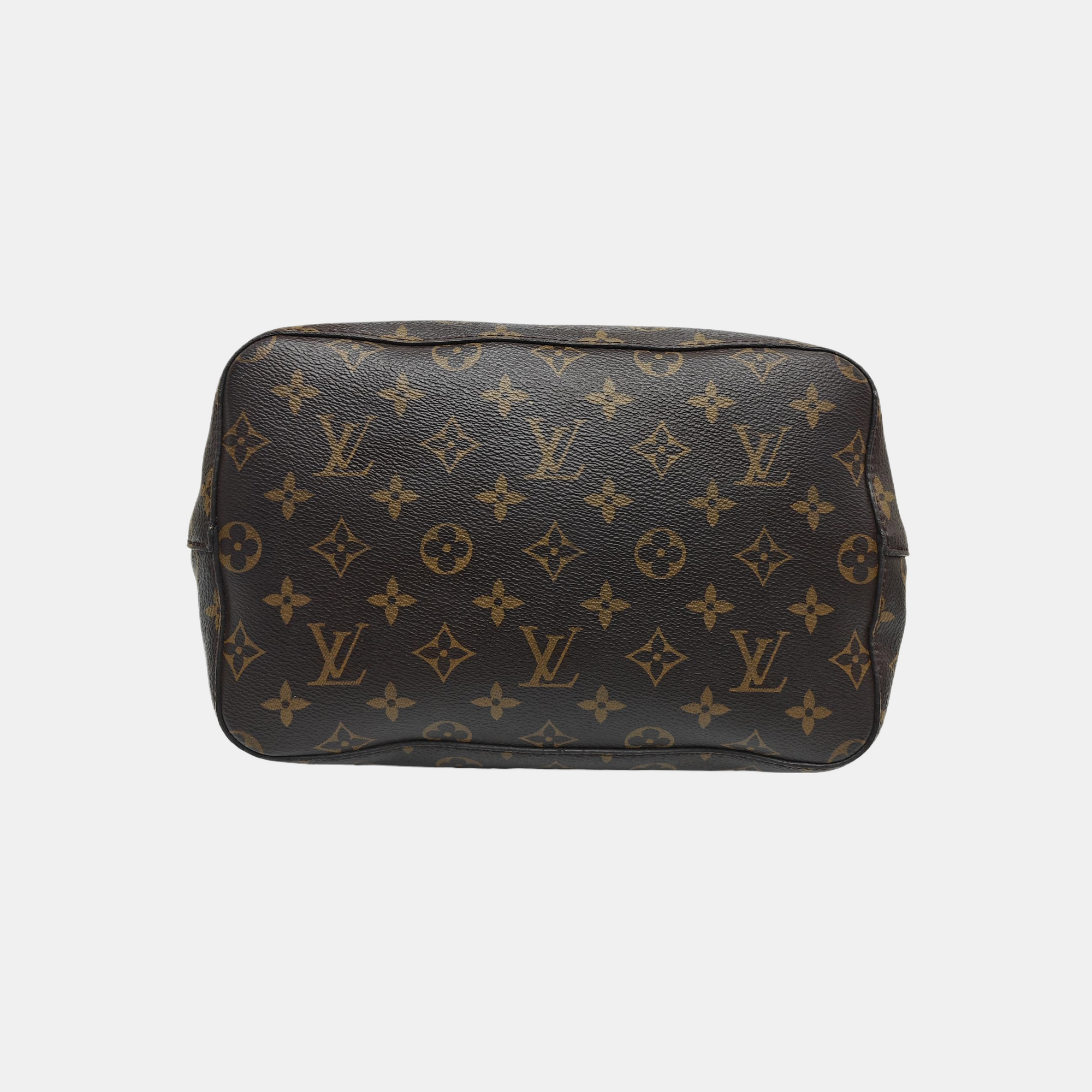 NÉONOÉ MM Monogram Coated Canvas Brown