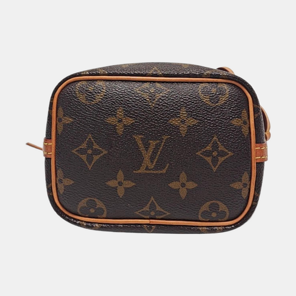 NÉONOÉ Nano Monogram Coated Canvas Brown
