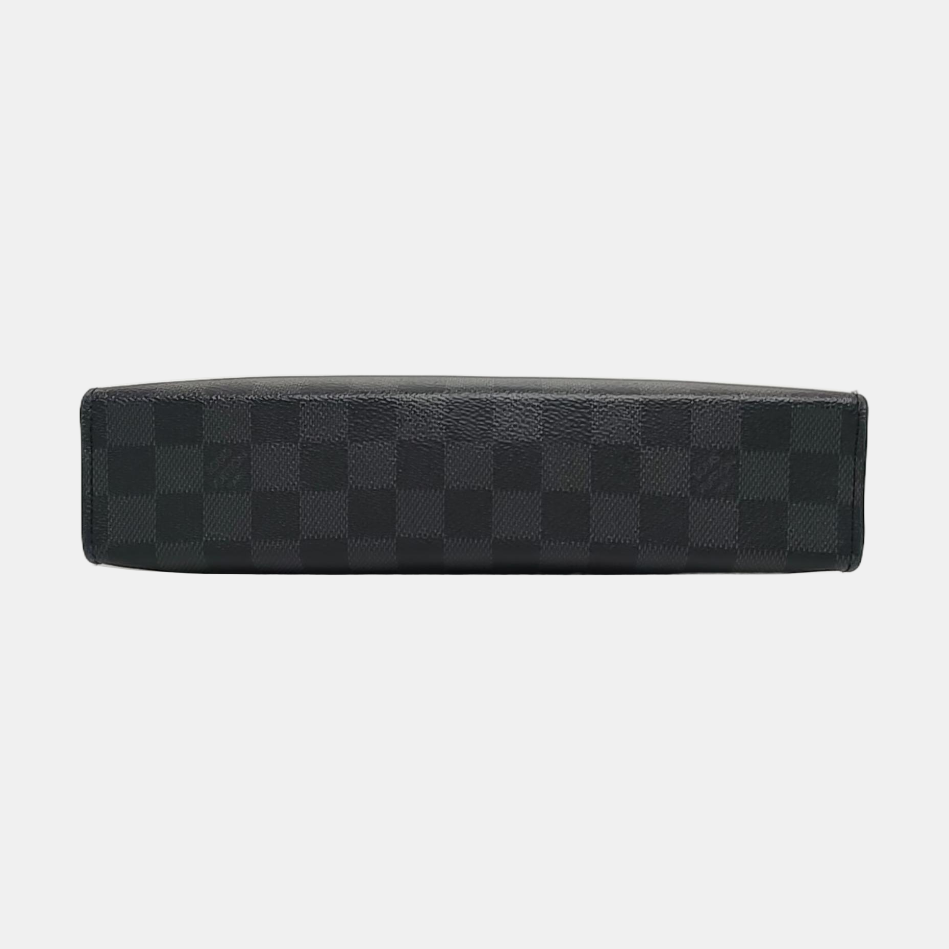 Pochette Voyag MM Damier Graphite Coated Canvas Gray