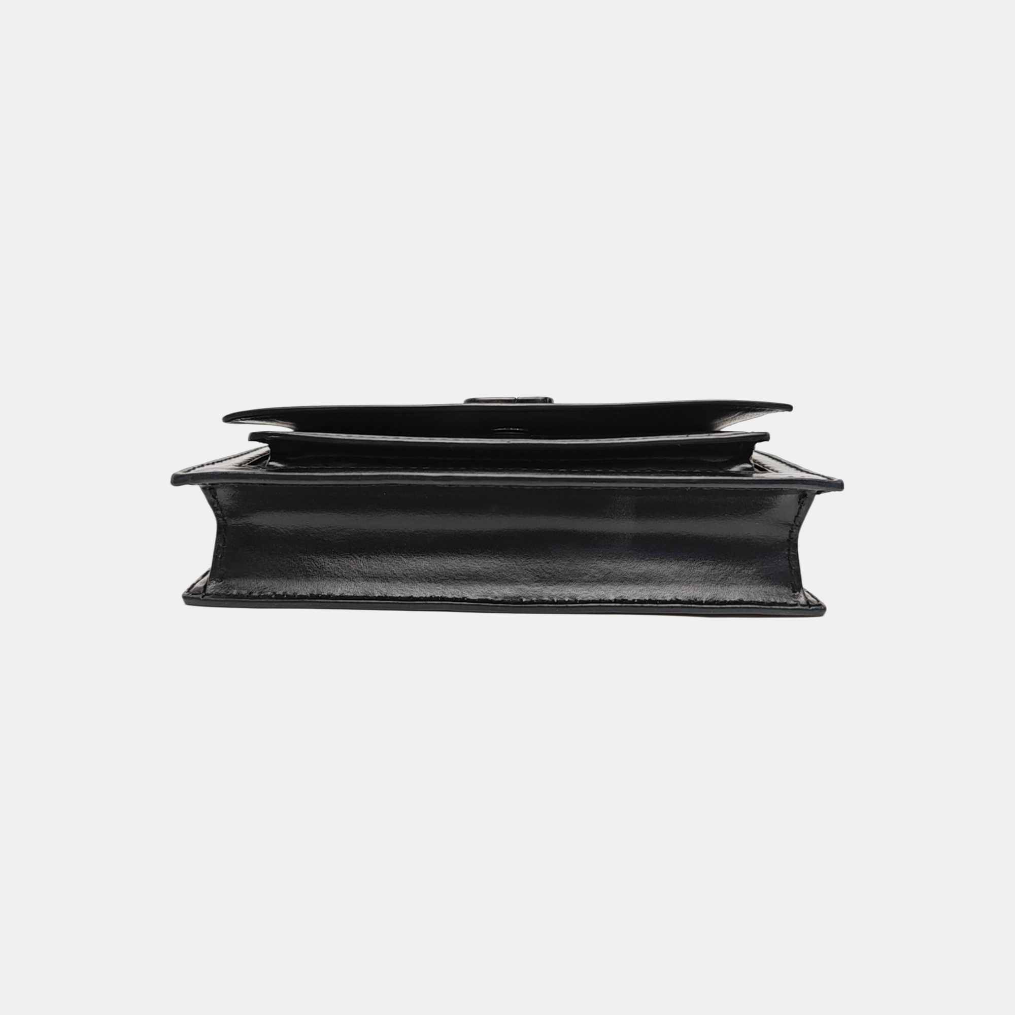 Sharp Mini Calfskin Black