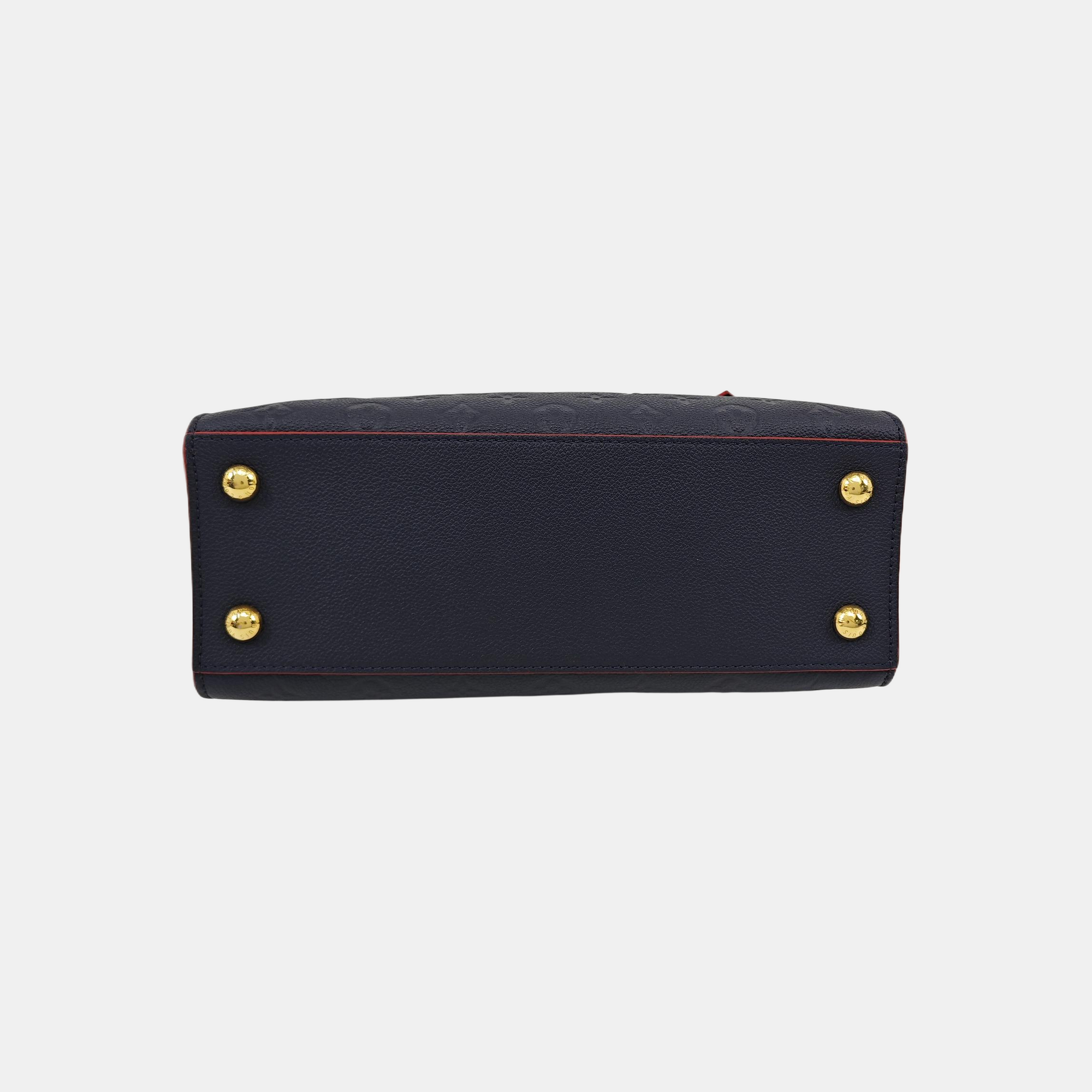 PONNEUF MM Monogram Calfskin Blue