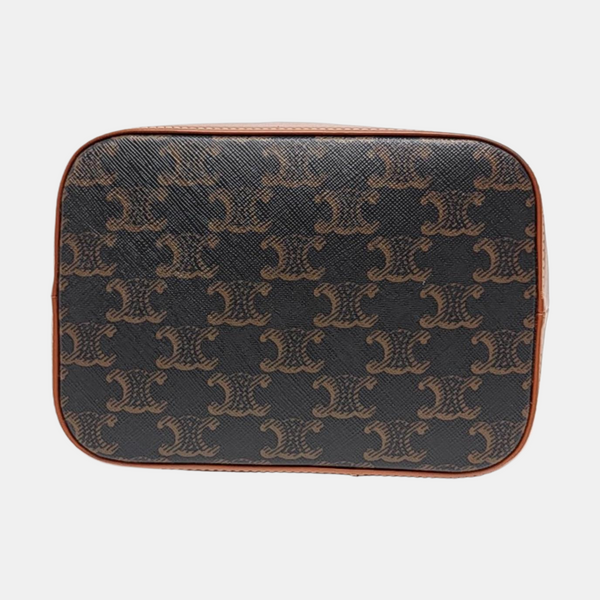 TRIOMPHE CANVAS Small Coated Canvas Brown