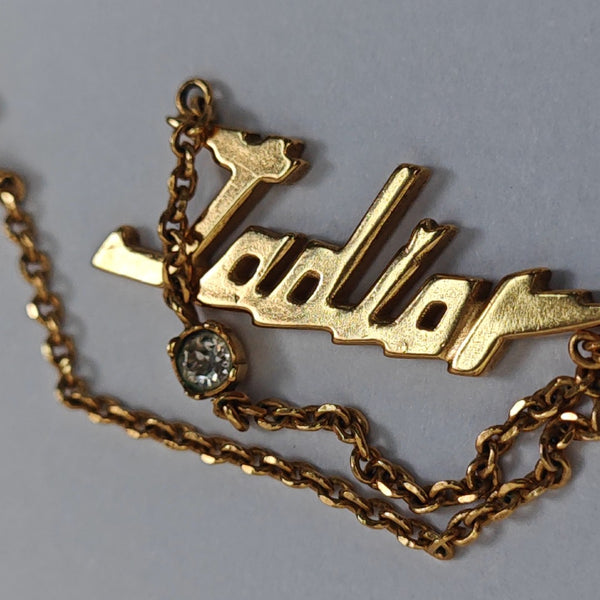 J'adior Metal Gold Necklace