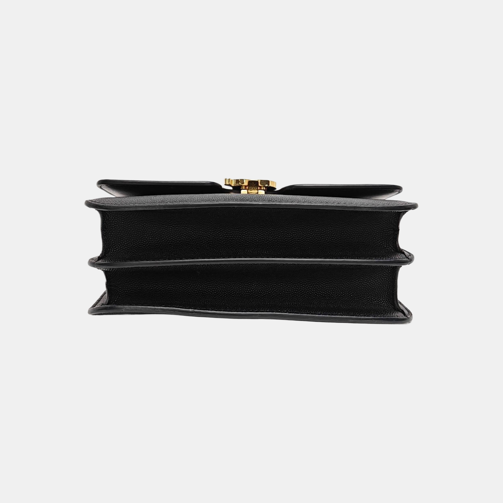 TB Small Calfskin Black