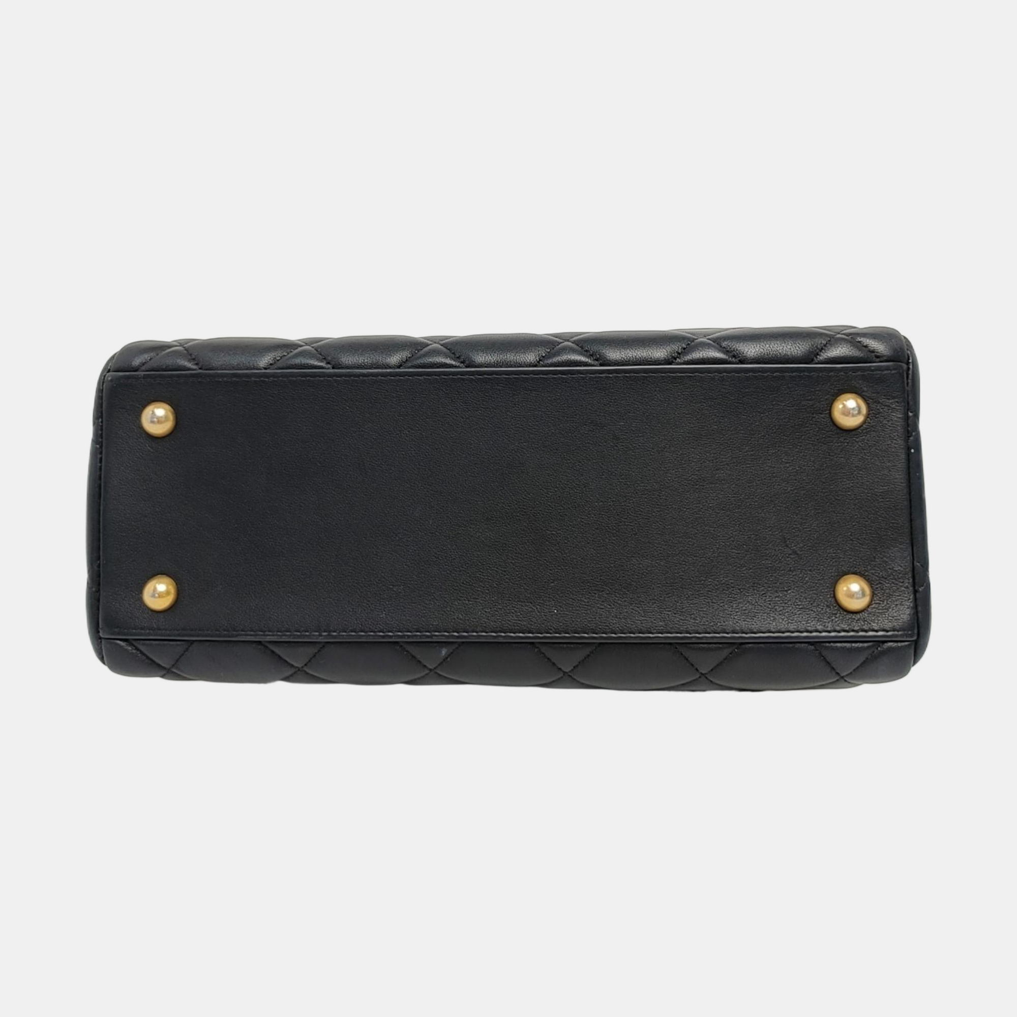 Quilted Calfskin Black